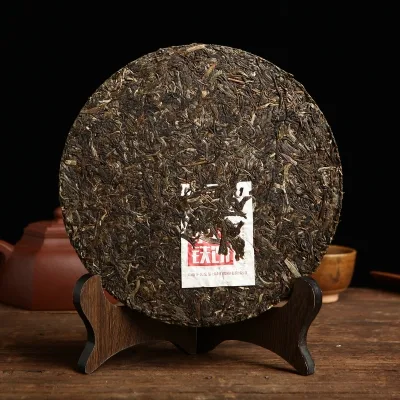 下关 泰安铁饼 普洱茶 生茶 2018年/357克 邦东大树茶 图3