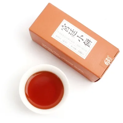 后月 宫廷小饼 普洱茶  熟茶  2018年/6g小饼*17饼 大树茶拼配发酵 图6