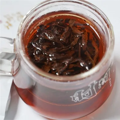 德宏古茶 傣熟 普洱茶 熟茶 2020年/96克/盒 古树熟茶 图3