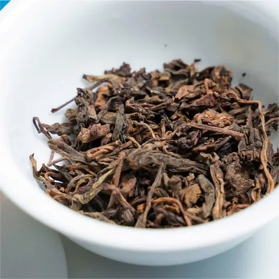 德宏古茶 傣熟 普洱茶 熟茶 2020年/96克/盒 古树熟茶 图4