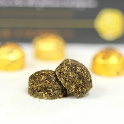七彩云南 糯香小金沱 普洱茶 生茶 2018年/45克/盒 迷你小沱茶 图4
