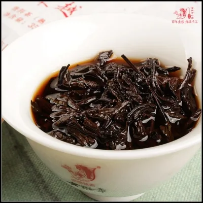 傣园普香 越陈越香 普洱茶 熟茶 2019年/357克/饼 图5