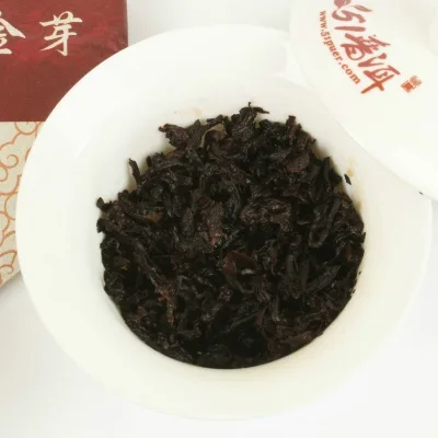滇友  班章金芽  普洱茶 熟茶  2017年/357克/饼 图4