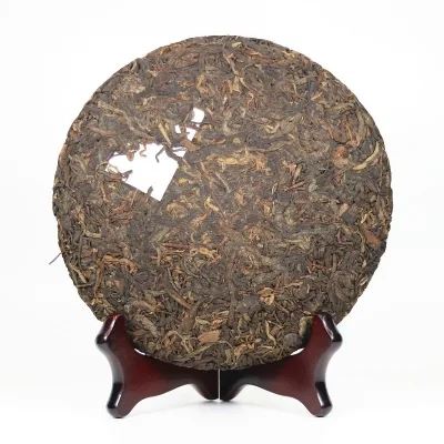 中木 古树纯料  2019年/357克/饼 德宏古茶  轻发酵熟茶 纯正老茶味 图2