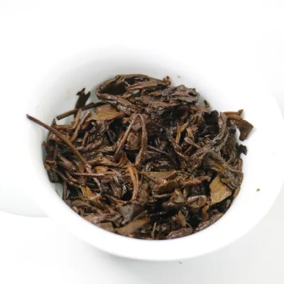 中木 古树纯料  2019年/357克/饼 德宏古茶  轻发酵熟茶 纯正老茶味 图4