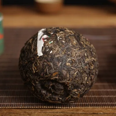 下关 特制甲级沱茶 普洱茶 生茶 2014年/100克/沱 圆盒装 图4