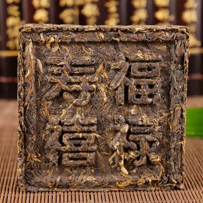 中茶 福禄寿喜 普洱茶 生茶 2007年/100克/砖 陈年老茶 图2