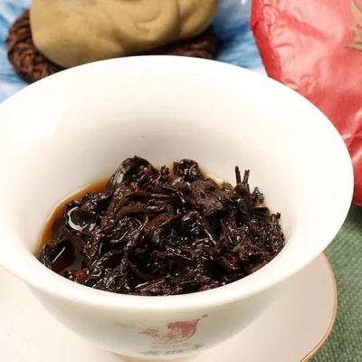 傣园普香 瑞鼠运财  普洱茶  熟饼  2020年/400克/饼  生肖纪念饼 图3