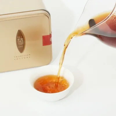 中木   乔木宫廷  普洱茶  熟茶   2019年/150克/盒  三年陈原料 勐海普洱熟茶 图3