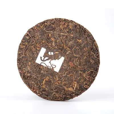 后月  易武古醇  普洱茶  熟茶  2019年/357g/饼  易武大树早春茶发酵 图3