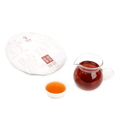 【已售罄】中木 勐海壹号 普洱茶 熟饼 2019年/357克/饼 图5