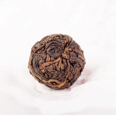 后月 易武熟茶龙珠 2017年 100g/袋  熟茶 6g/颗 大树茶发酵 普洱茶 图2