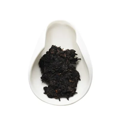 中茶  臻品黄印  普洱茶  熟茶  2018年/357克/饼 云南七子饼茶 图3