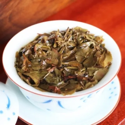 【已售罄】中茶 景迈明前春芽 普洱茶 生茶  2007年/357克/饼  陈年老茶 图4