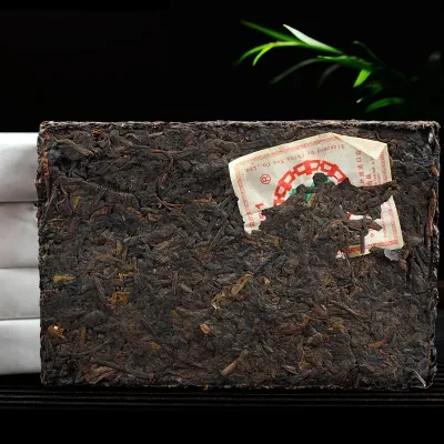 中茶 7581砖 普洱茶 熟茶 2007年/250克/砖 陈年老茶 图3