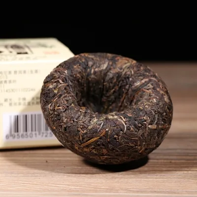 中茶  金鸡沱茶  普洱茶  生茶  2018年/95克/沱   十年陈韵 图4