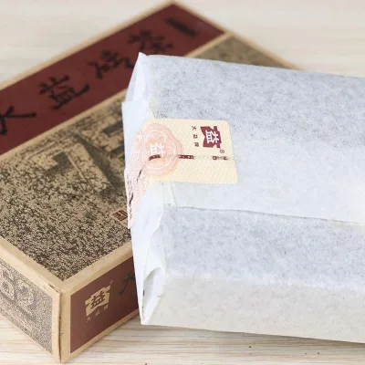 大益 7562 普洱茶 熟茶 2007年/250克/砖 701批 陈年老茶 图2