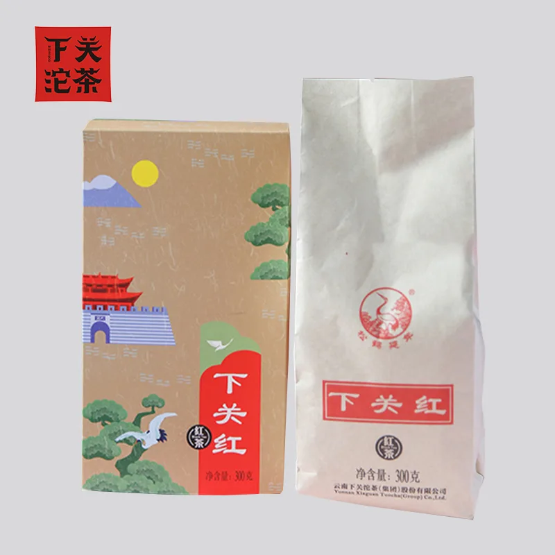 下关 下关红 普洱茶 滇红茶 2020年/300克/盒 工夫红茶 图1