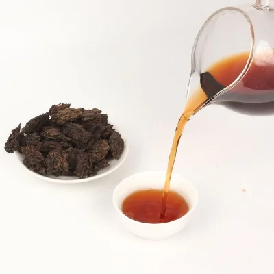 【批发茶品】勐海特级 陈香老茶头 普洱茶 熟茶 2017年/500克/份 图5