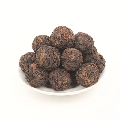 【批发茶品】易武刮风寨龙珠 普洱茶 熟茶 2017年/500克/份 图2
