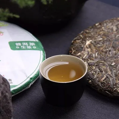 老同志  9948  普洱茶  生茶   2018年/357克/饼  海湾出品 图3
