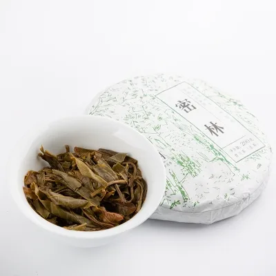 后月  密林   普洱茶   生茶  2020年/200克/饼  德宏茶区头春大树鲜叶守采 图5