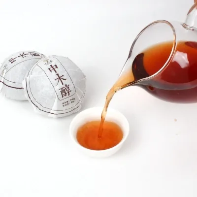 中木 中木醇 普洱茶 熟茶 2020年/100克/沱 精品口粮茶 图3