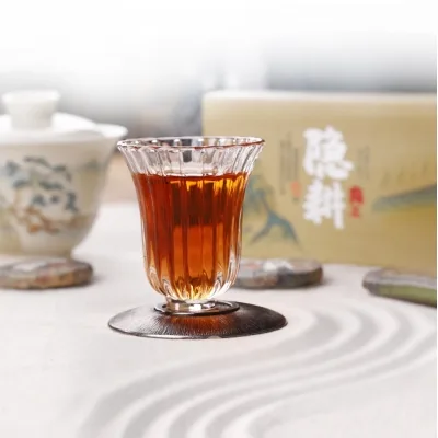 老同志 隐耕小饼 普洱茶 熟饼 2020年/56克/盒 图4