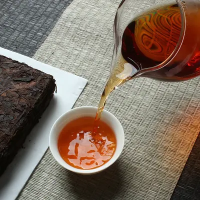 90年代 普洱茶 老熟茶  有药香  250克/砖  陈年老茶