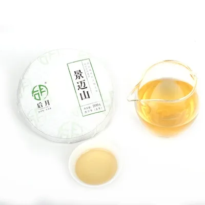 后月  景迈山（大树） 普洱茶  生茶  2020年/200克/饼  头春大树鲜叶守 图3