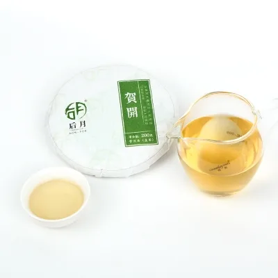 后月  贺开  普洱茶  生茶  2020年/200克/饼  曼迈头春鲜叶守采 图4