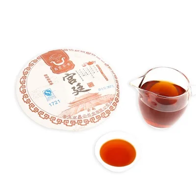 昌云 宫廷 普洱茶 熟茶 2007年/357克/饼 陈年老茶 图4