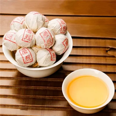 【批发茶品】磨烈头春龙珠  普洱茶  生茶  2020年/200克/份 图4