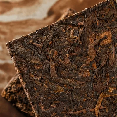 秀沏 景迈古茶  普洱茶  熟茶  2019年/500克 /砖 景迈古树 图3