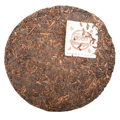 昌云   蘭香饼  普洱茶  熟茶  2004年/357克/饼  陈年老茶 图3