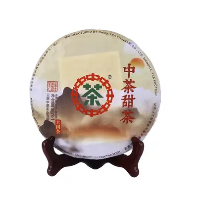 中茶   甜茶  普洱茶  生茶  2020年/357克/饼