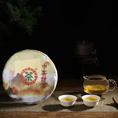 中茶   甜茶  普洱茶  生茶  2020年/357克/饼 图2
