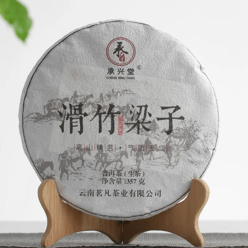 承兴堂 滑竹梁子 普洱茶 生茶 2020年/357克/饼