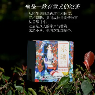 下关 乐颂沱茶  普洱茶  熟茶   2016年/100克/盒  精美盒装 图4