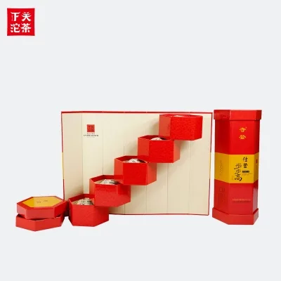 【已售罄】下关 仕登步步高 普洱茶 生茶 2015年/500克/盒(100克/个X5个) 礼品茶 图2