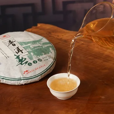 普秀 普洱春 普洱茶 生茶 2007年/ 357克/饼 图3