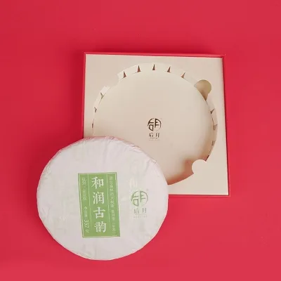 后月 红韵礼盒 红金配色 祥云传意 可装200克/357克饼茶规格 图3