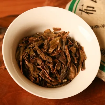 布朗山 乔木圆茶 普洱茶 生茶 2005年/357克/饼 陈年老茶 图4