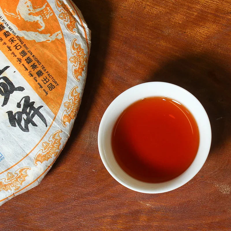 2008年 宫廷贡饼 熟茶 357克/饼 陈年老茶 图3