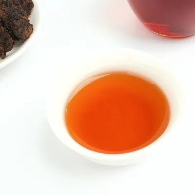 十年陈 老熟茶块 普洱熟茶 散装 200克/份 图3