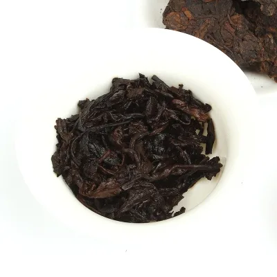 十年陈 老熟茶块 普洱熟茶 散装 200克/份 图4