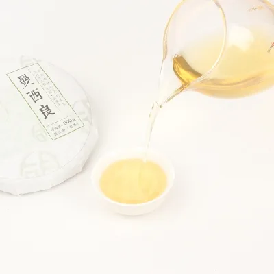 后月 曼西良 2021年 200g/饼 生茶 头春鲜叶守采 普洱茶 图4