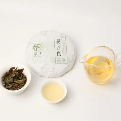 后月 曼西良 2021年 200g/饼 生茶 头春鲜叶守采 普洱茶 图5