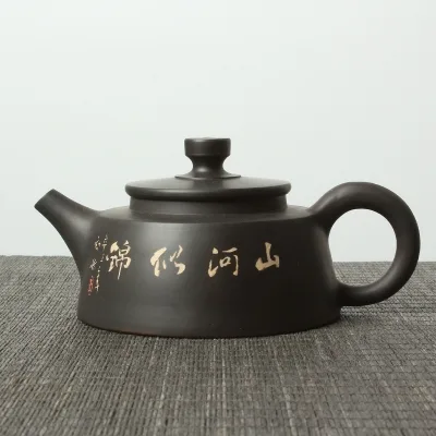 【已售罄】云南建水紫陶壶 山河图 仿古壶 纯手工制作 每一个都是独一无二的 图3