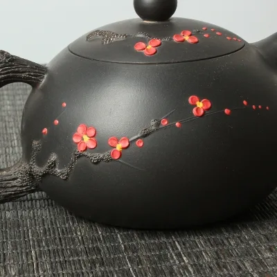 【已售罄】云南建水紫陶壶 西施梅花报春壶 纯手工制作 每一个都是独一无二的 图2